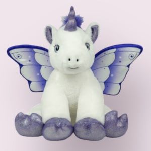The Bear Factory Crystal the Unicorn Limited Edition in White and Purple